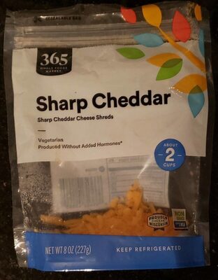 Sharp Cheddar Cheese Shreds, Sharp Cheddar