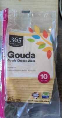 Gouda Cheese Slices, Gouda