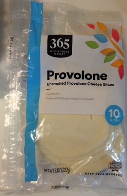 Unsmoked Provolone Cheese Slices, Unsmoked Provolone