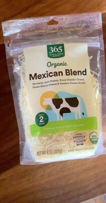 Mexican Blend Monterey Jack Cheese, Sharp Cheddar Cheese, Queso Blanco Cheese & Asadero Cheese Shreds, Mexican Blend