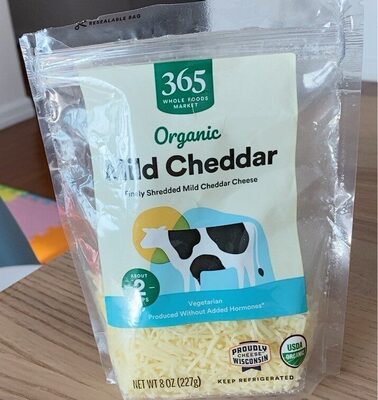 Finely Shredded Mild Cheddar Cheese, Mild Cheddar