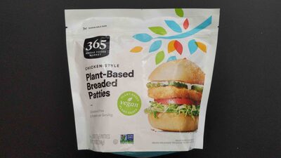 Chicken-Style Plant-Based Breaded Patties, Chicken-Style