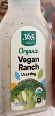 Organic Vegan Ranch Dressing & Dip, Vegan Ranch