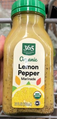 Lemon Pepper Organic Marinade, Lemon Pepper
