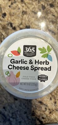 Garlic & Herb Cheese Spread, Garlic & Herb