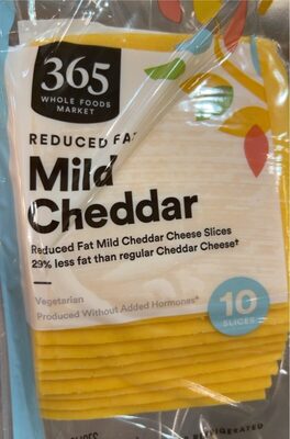 Mild Cheddar Reduced Fat Cheese Slices, Mild Cheddar