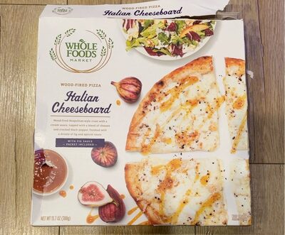 Unbleached Wheat Flour Italian Cheeseboard Wood-Fired Pizza, Unbleached Wheat Flour Italian Cheeseboard