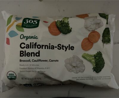 California-Style Blend Organic Broccoli, Cauliflower, Carrots, California-Style Blend