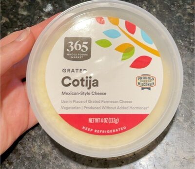 Cotija Grated Mexican-Style Cheese, Cotija