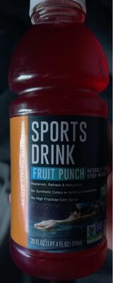 Fruit Punch Flavored Sports Drink, Fruit Punch