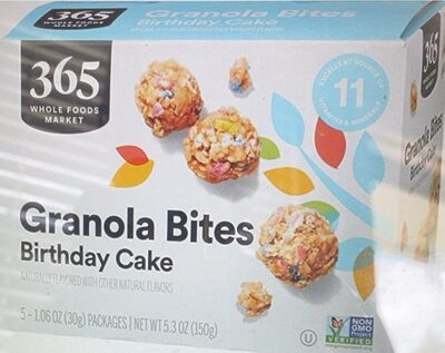 Birthday Cake Granola Bites, Birthday Cake