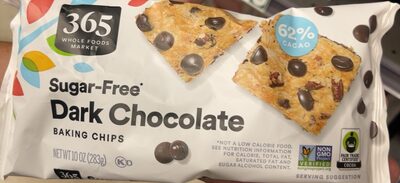 Dark Chocolate Sugar-Free Baking Chips, Dark Chocolate