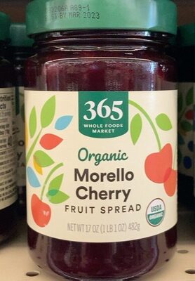 Morello Cherry Organic Fruit Spread, Morello Cherry