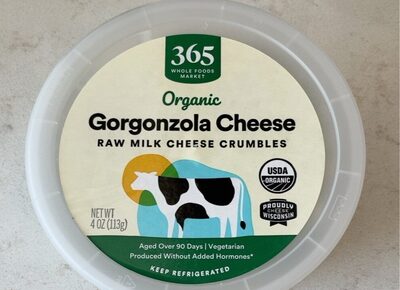 Gorgonzola Cheese Raw Milk Cheese Crumbles, Gorgonzola Cheese