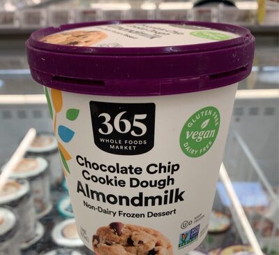 Chocolate Chip Cookie Dough Almondmilk Non-Dairy Frozen Dessert, Chocolate Chip Cookie Dough