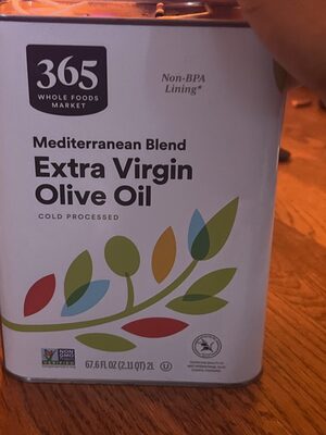 Mediterranean Blend Cold Processed Extra Virgin Olive Oil, Mediterranean Blend