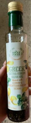 Extra Virgin Olive Oil Infused With Lemon Peel And Mediterranean Herbs