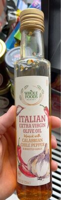 Calabrian Chile Pepper And Roasted Garlic Extra Virgin Olive Oil, Calabrian Chile Pepper And Roasted Garlic
