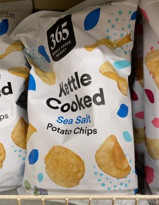 Sea Salt Kettle Cooked Potato Chips, Sea Salt