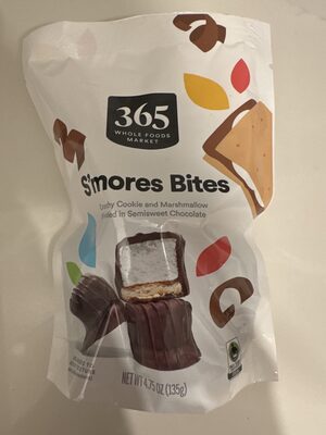 Crunchy Cookie And Marshmallow Enrobed In Semisweet Chocolate S'Mores Bites, Crunchy Cookie And Marshmallow Enrobed In Semisweet Chocolate