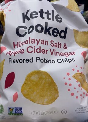 Himalayan Salt & Apple Cider Vinegar Flavored Kettle Cooked Potato Chips, Himalayan Salt & Apple Cider Vinegar