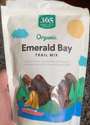 Emerald Bay Organic Cherries, Roasted Almonds & Cashews Mixed With Pecans & Dry Roasted Pumpkin Seeds Trail Mix, Emerald Bay