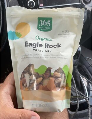 Eagle Rock Organic Roasted Brazil Nuts, Dry Roasted Almonds & Cashews Mixed With Walnuts, Coconut Chips & Dry Roasted Pumpkin Seeds Trail Mix, Eagle Rock