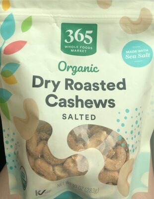 Salted Dry Roasted Cashews, Salted