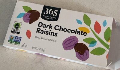 Dark Chocolate Raisins, Dark Chocolate