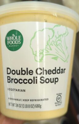 Double Cheddar Broccoli Soup, Double Cheddar