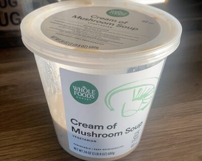 Cream Of Mushroom Soup, Cream Of Mushroom