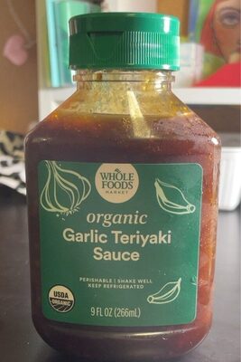 Garlic Teriyaki Organic Sauce, Garlic Teriyaki