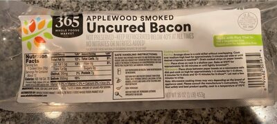 Applewood Smoked Uncured Bacon, Applewood Smoked