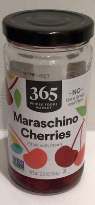 Maraschino Pitted With Stems Cherries