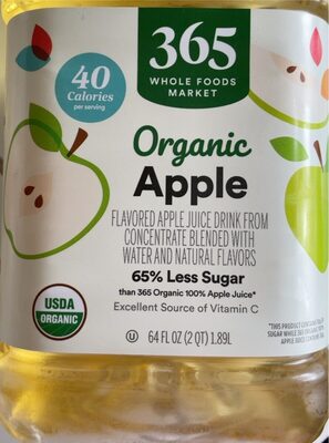 Apple Flavored Apple Juice Drink From Concentrate, Apple