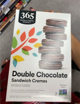 Double Chocolate Sandwich Cremes, Double Chocolate