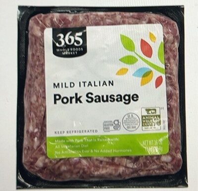 Mild Italian Pork Sausage, Mild Italian