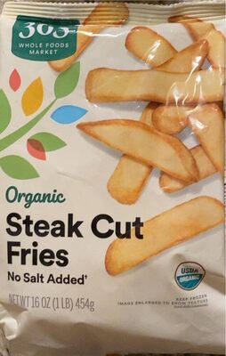 Steak Cut Organic Fries, Steak Cut