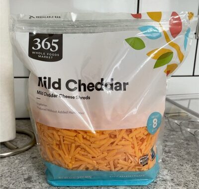 Mild Cheddar Cheese Shreds, Mild Cheddar