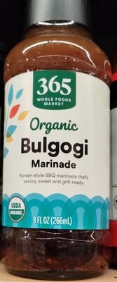 Bulgogi Organic Marinade, Bulgogi