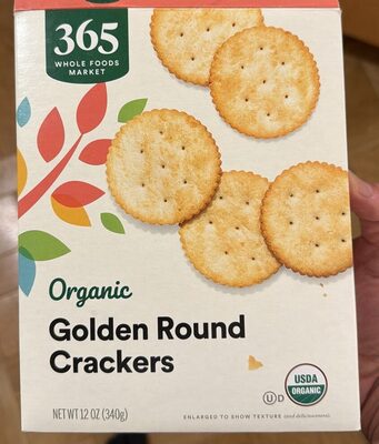 Organic Golden Round Crackers