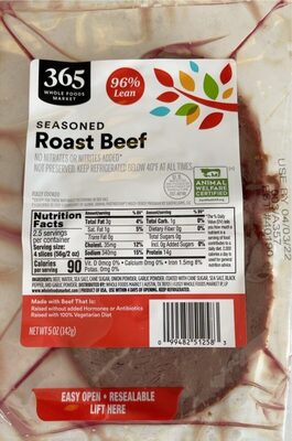 Seasoned Roast Beef, Seasoned
