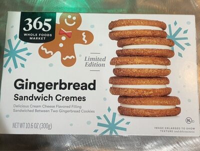 Gingerbread Sandwich Cremes, Gingerbread