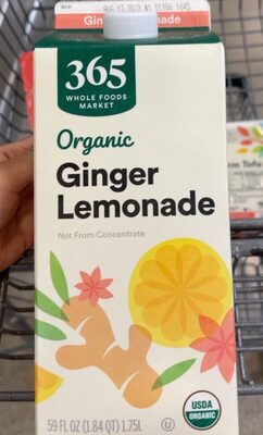 Ginger Organic Lemonade, Ginger