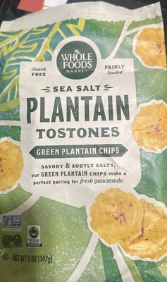 Green Tostones Sea Salt Plantain Chips, Green Tostones Sea Salt