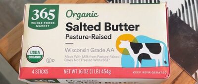 Salted Organic Butter, Salted