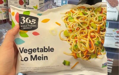 Vegetable Lo Mein Tender Wheat Noodles In A Zesty Tamari Sauce With Cabbage, Onion, Carrots, Celery And Scallions, Vegetable