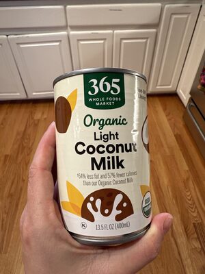 Organic Light Coconut Milk, Light Coconut