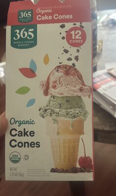 Organic Cake Cones