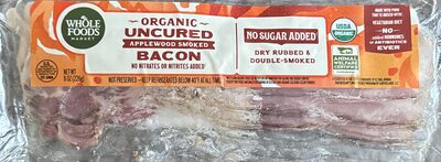 Applewood Smoked Organic Uncured Bacon, Applewood Smoked